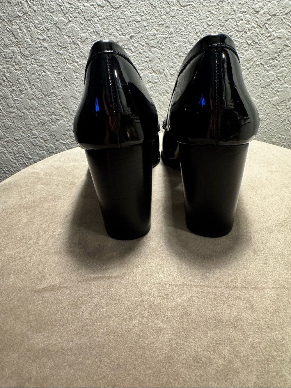 MICHAEL Michael Kors Women's Black Patent Loafers - Picture 5 of 13